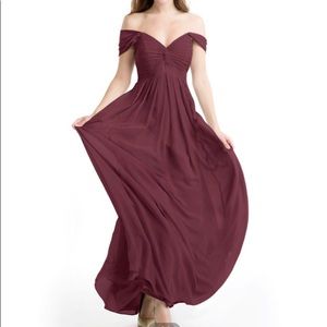 Azazie Versatile Bridesmaid Dress in Cabernet